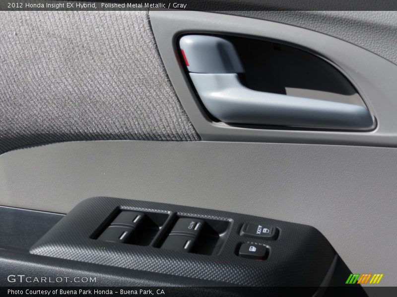 Polished Metal Metallic / Gray 2012 Honda Insight EX Hybrid