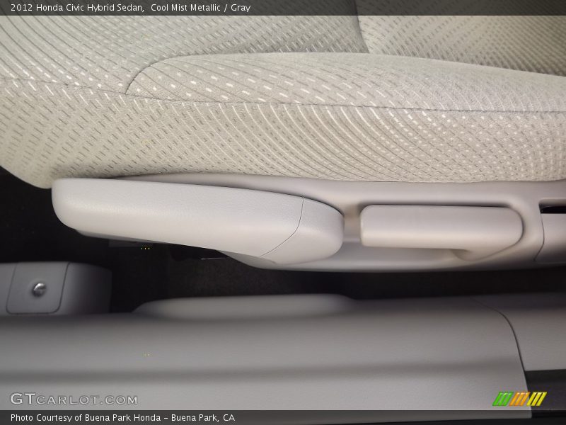 Cool Mist Metallic / Gray 2012 Honda Civic Hybrid Sedan