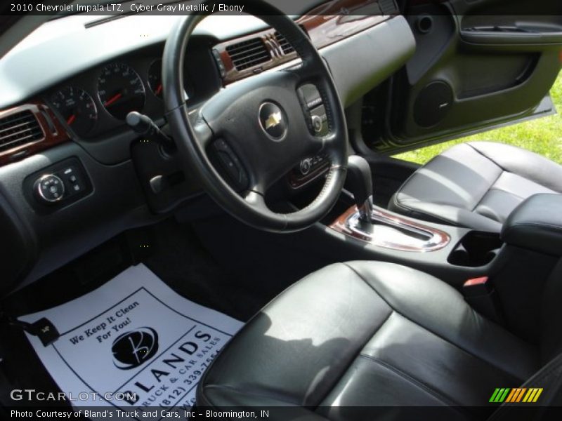 Cyber Gray Metallic / Ebony 2010 Chevrolet Impala LTZ