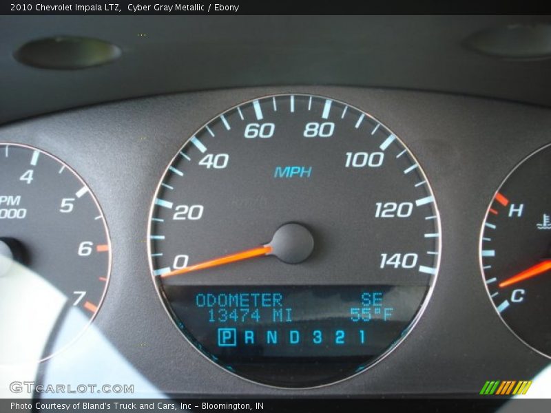 Cyber Gray Metallic / Ebony 2010 Chevrolet Impala LTZ