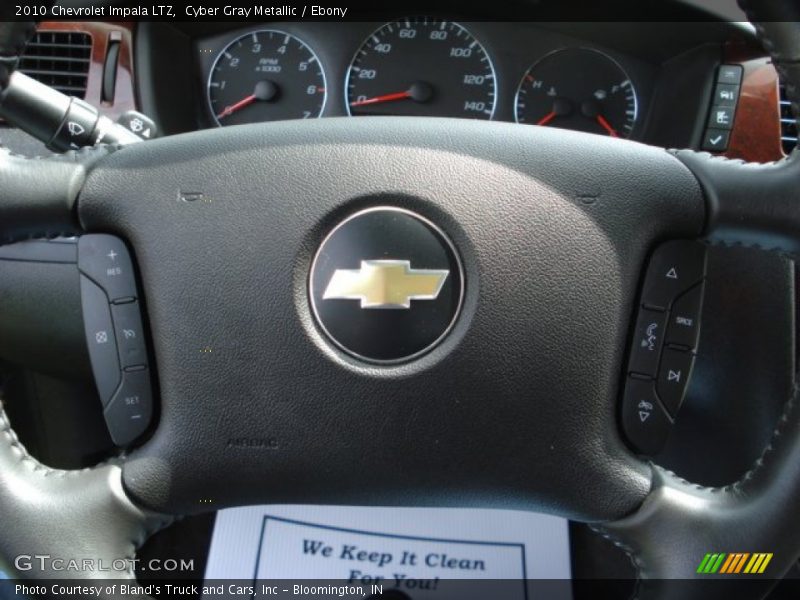 Cyber Gray Metallic / Ebony 2010 Chevrolet Impala LTZ