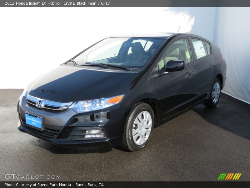 Crystal Black Pearl / Gray 2012 Honda Insight LX Hybrid