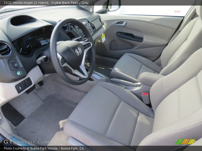  2012 Insight LX Hybrid Gray Interior
