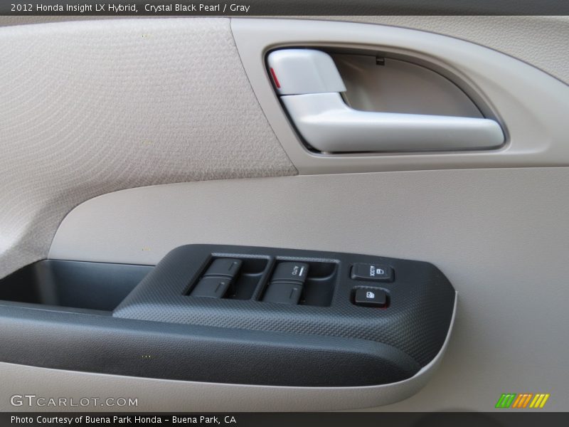 Crystal Black Pearl / Gray 2012 Honda Insight LX Hybrid