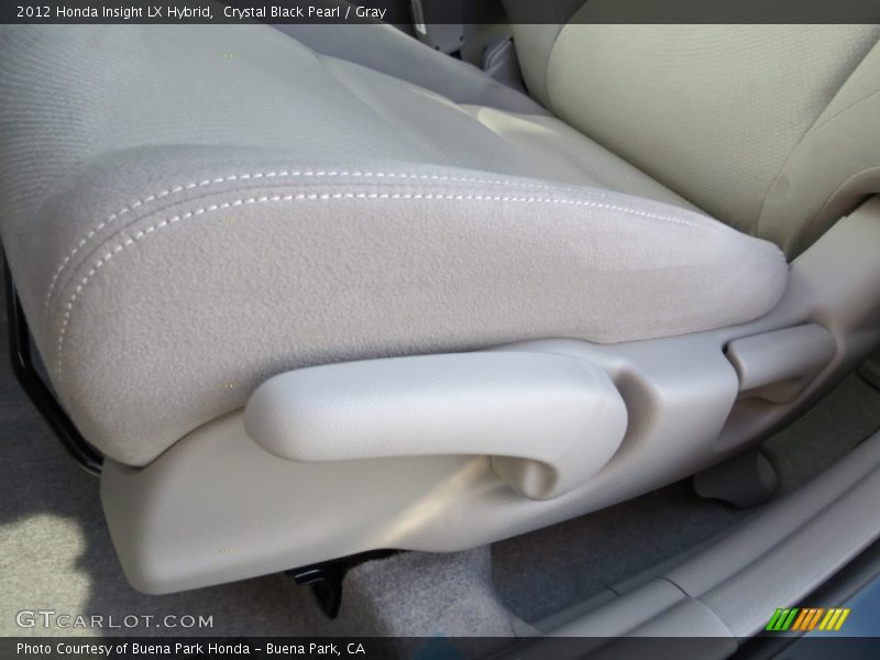 Crystal Black Pearl / Gray 2012 Honda Insight LX Hybrid