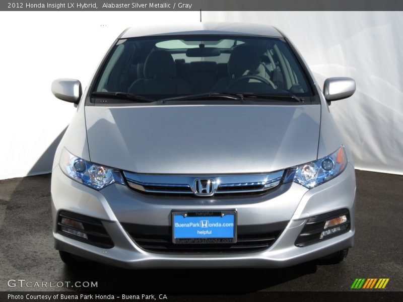 Alabaster Silver Metallic / Gray 2012 Honda Insight LX Hybrid