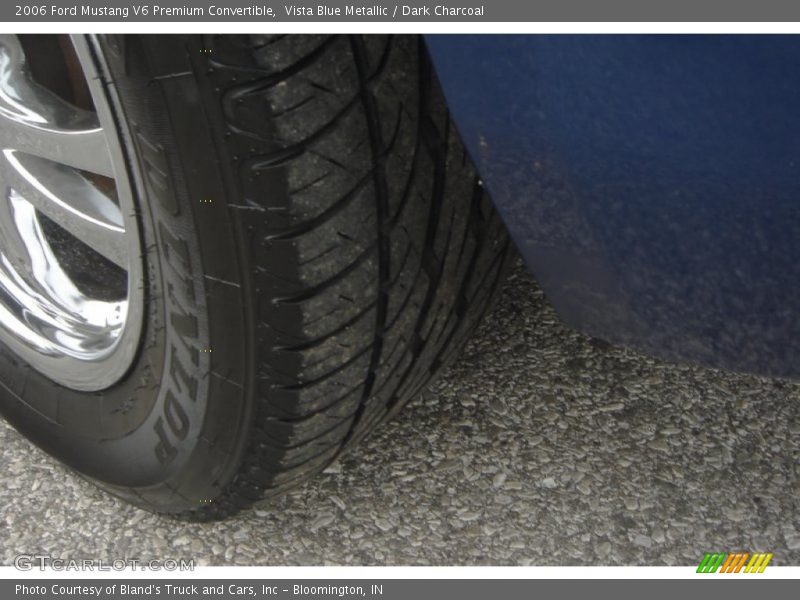 Vista Blue Metallic / Dark Charcoal 2006 Ford Mustang V6 Premium Convertible