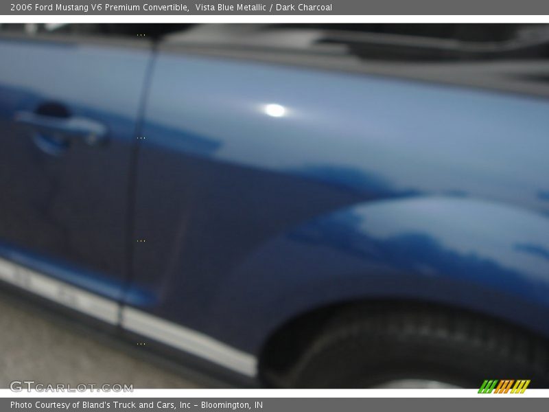 Vista Blue Metallic / Dark Charcoal 2006 Ford Mustang V6 Premium Convertible