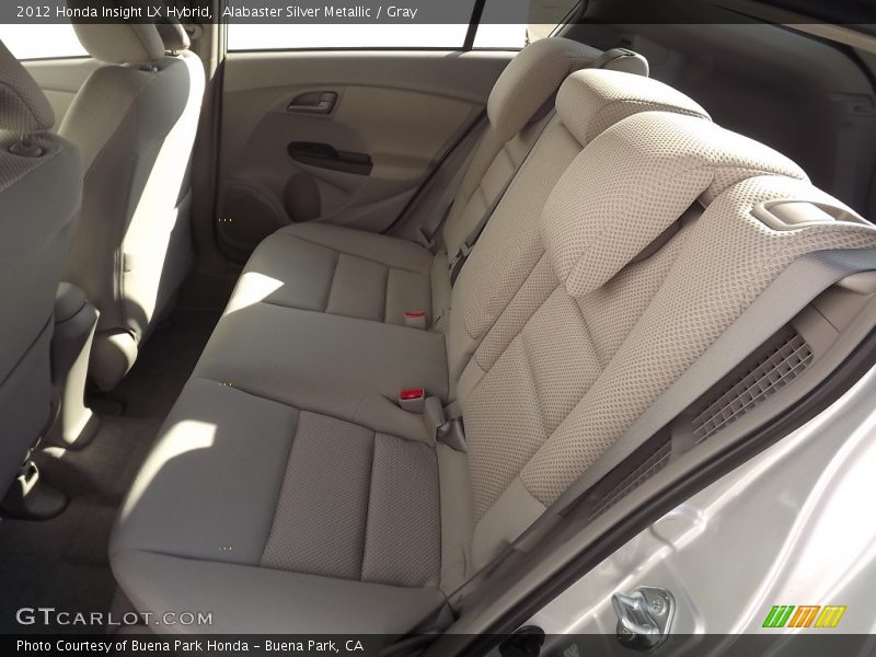Alabaster Silver Metallic / Gray 2012 Honda Insight LX Hybrid