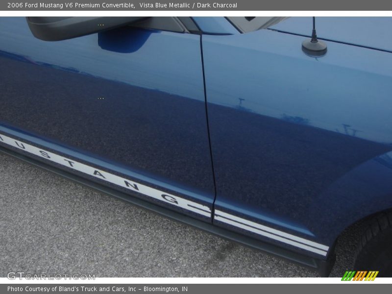 Vista Blue Metallic / Dark Charcoal 2006 Ford Mustang V6 Premium Convertible