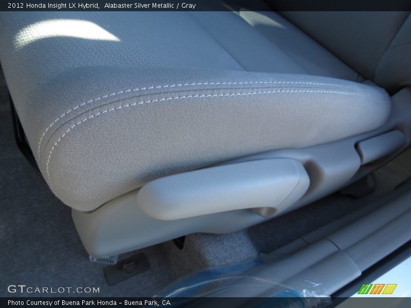 Alabaster Silver Metallic / Gray 2012 Honda Insight LX Hybrid