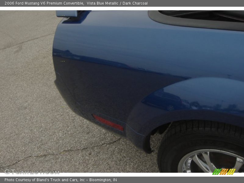 Vista Blue Metallic / Dark Charcoal 2006 Ford Mustang V6 Premium Convertible