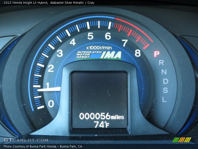 Alabaster Silver Metallic / Gray 2012 Honda Insight LX Hybrid