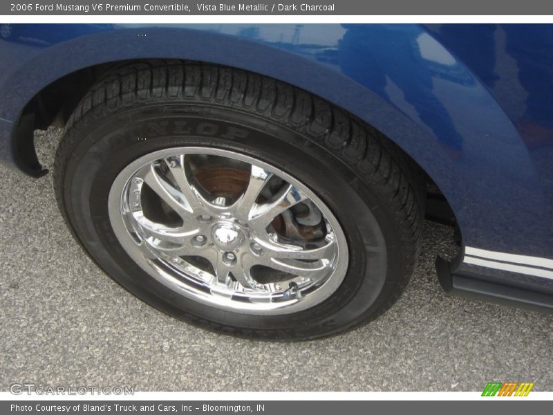 Vista Blue Metallic / Dark Charcoal 2006 Ford Mustang V6 Premium Convertible