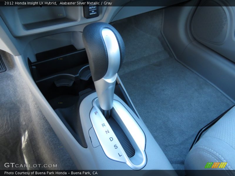  2012 Insight LX Hybrid CVT Automatic Shifter