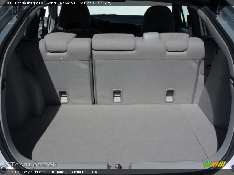 Alabaster Silver Metallic / Gray 2012 Honda Insight LX Hybrid