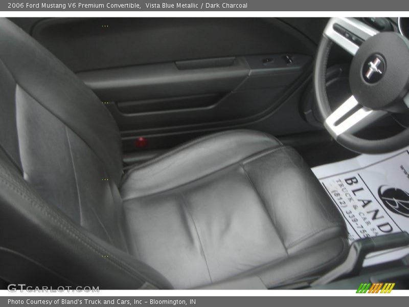 Vista Blue Metallic / Dark Charcoal 2006 Ford Mustang V6 Premium Convertible