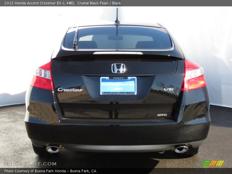 Crystal Black Pearl / Black 2012 Honda Accord Crosstour EX-L 4WD