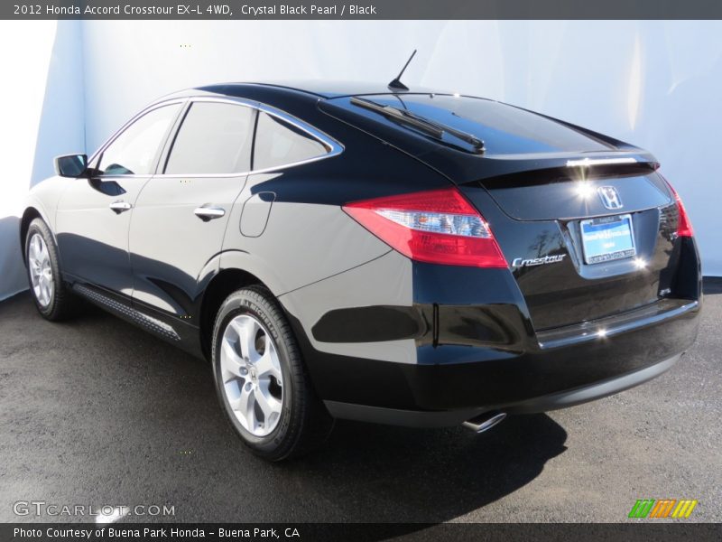 Crystal Black Pearl / Black 2012 Honda Accord Crosstour EX-L 4WD