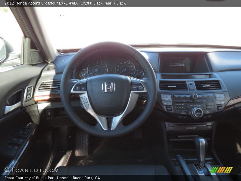 Crystal Black Pearl / Black 2012 Honda Accord Crosstour EX-L 4WD