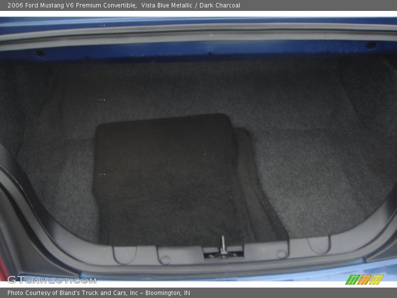 Vista Blue Metallic / Dark Charcoal 2006 Ford Mustang V6 Premium Convertible