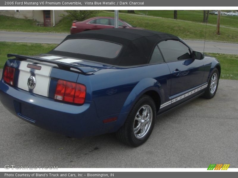 Vista Blue Metallic / Dark Charcoal 2006 Ford Mustang V6 Premium Convertible