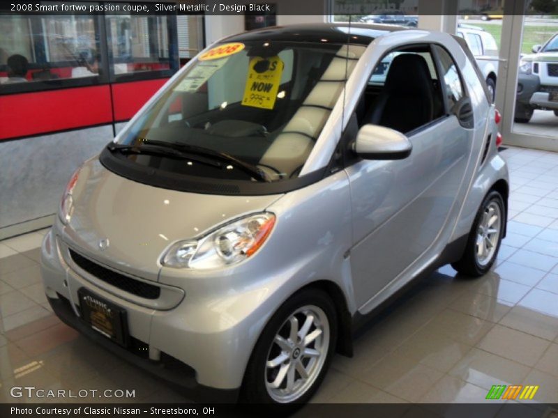Silver Metallic / Design Black 2008 Smart fortwo passion coupe