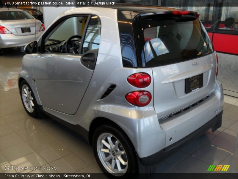 Silver Metallic / Design Black 2008 Smart fortwo passion coupe