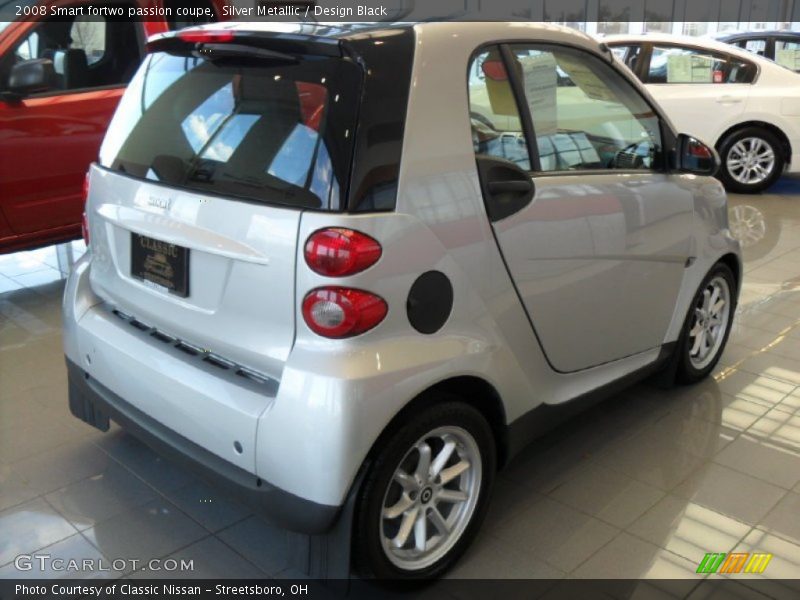 Silver Metallic / Design Black 2008 Smart fortwo passion coupe