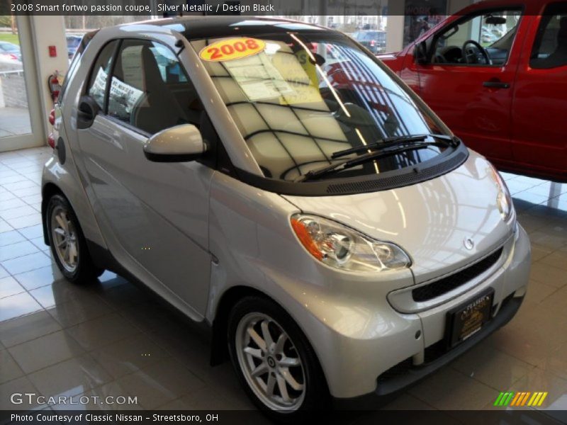 Silver Metallic / Design Black 2008 Smart fortwo passion coupe