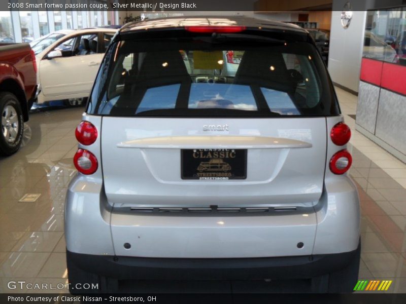 Silver Metallic / Design Black 2008 Smart fortwo passion coupe
