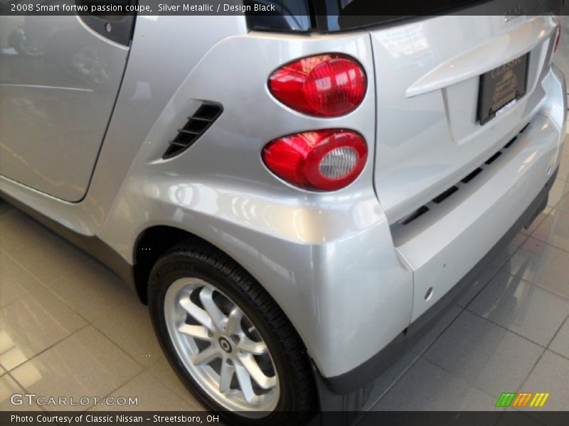 Silver Metallic / Design Black 2008 Smart fortwo passion coupe