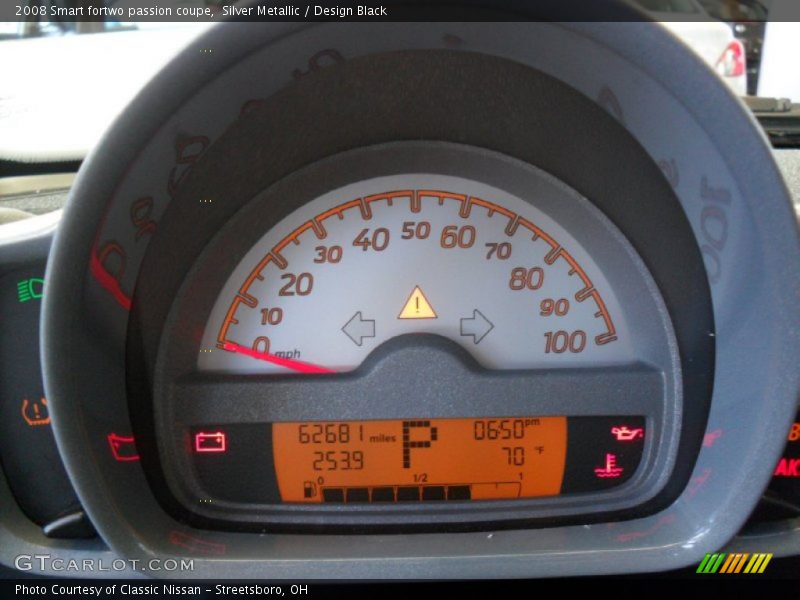 Silver Metallic / Design Black 2008 Smart fortwo passion coupe