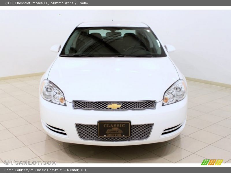 Summit White / Ebony 2012 Chevrolet Impala LT