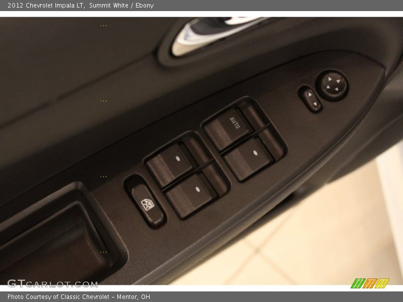 Summit White / Ebony 2012 Chevrolet Impala LT