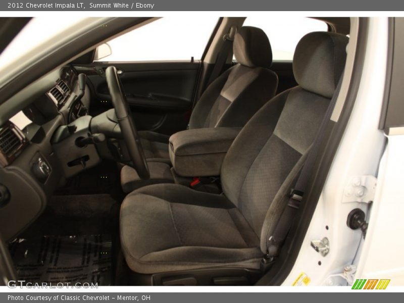 Summit White / Ebony 2012 Chevrolet Impala LT