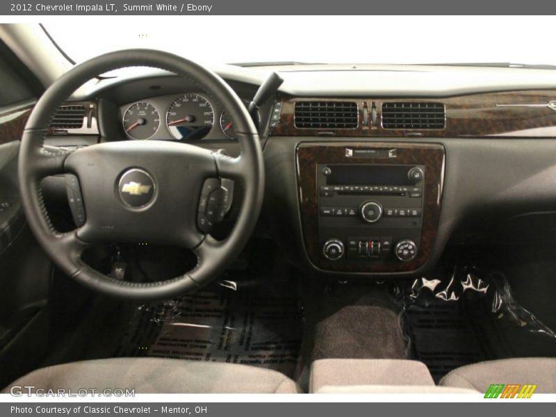Summit White / Ebony 2012 Chevrolet Impala LT