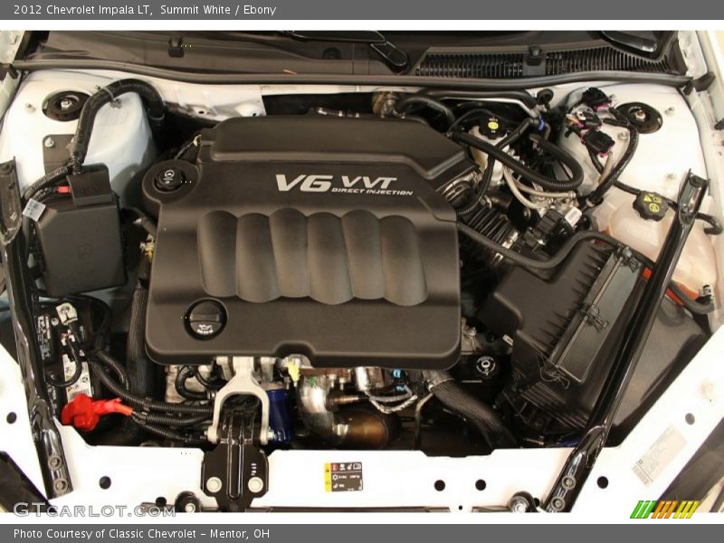 Summit White / Ebony 2012 Chevrolet Impala LT