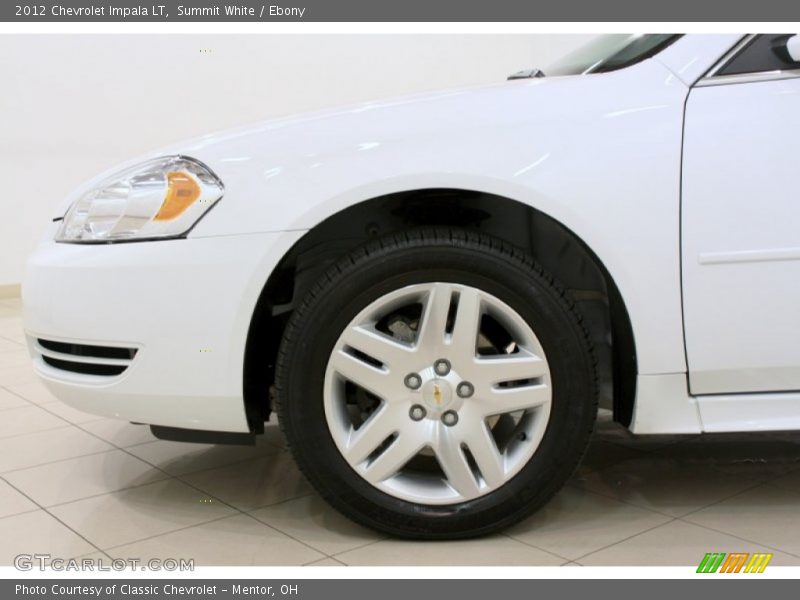 Summit White / Ebony 2012 Chevrolet Impala LT