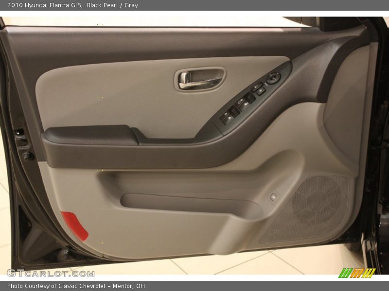 Black Pearl / Gray 2010 Hyundai Elantra GLS