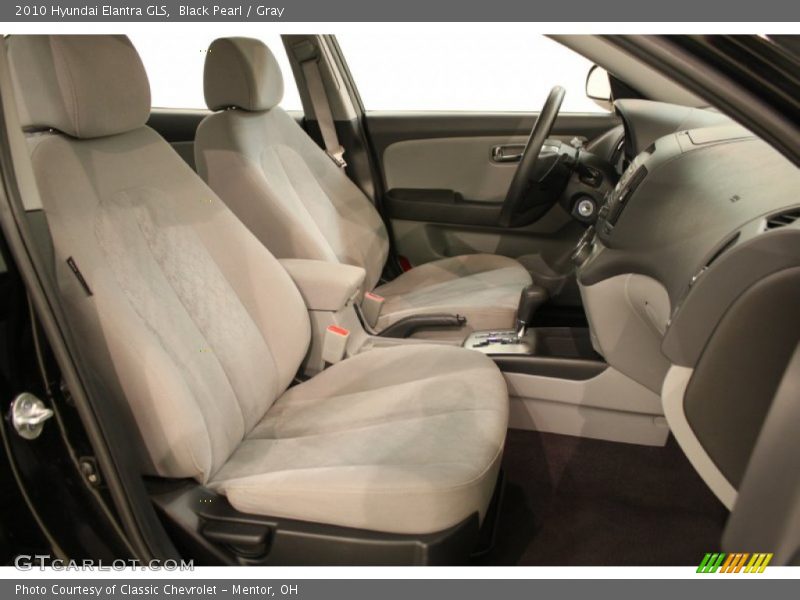 Black Pearl / Gray 2010 Hyundai Elantra GLS