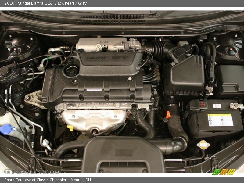 Black Pearl / Gray 2010 Hyundai Elantra GLS