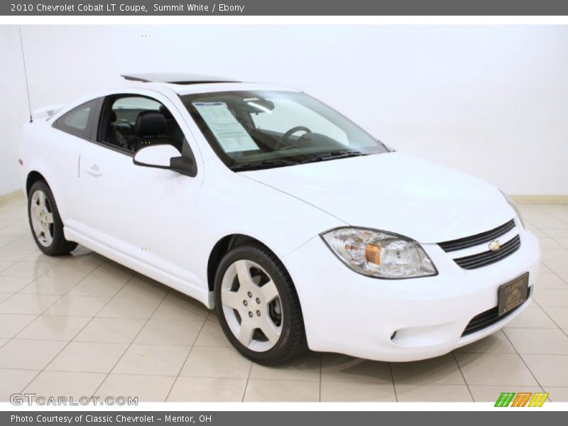 Summit White / Ebony 2010 Chevrolet Cobalt LT Coupe