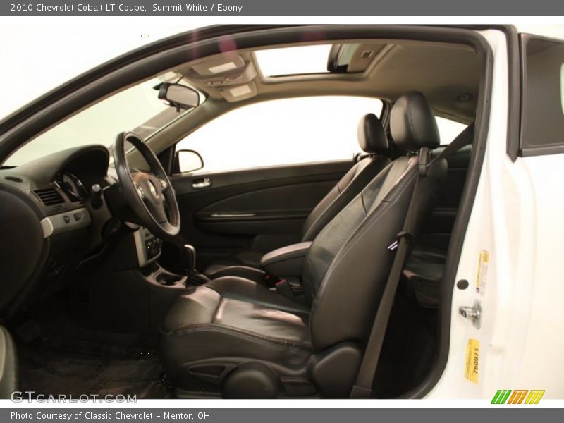 Summit White / Ebony 2010 Chevrolet Cobalt LT Coupe