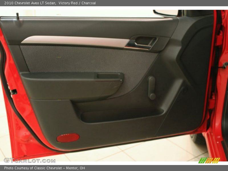Victory Red / Charcoal 2010 Chevrolet Aveo LT Sedan
