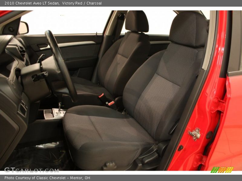 Victory Red / Charcoal 2010 Chevrolet Aveo LT Sedan