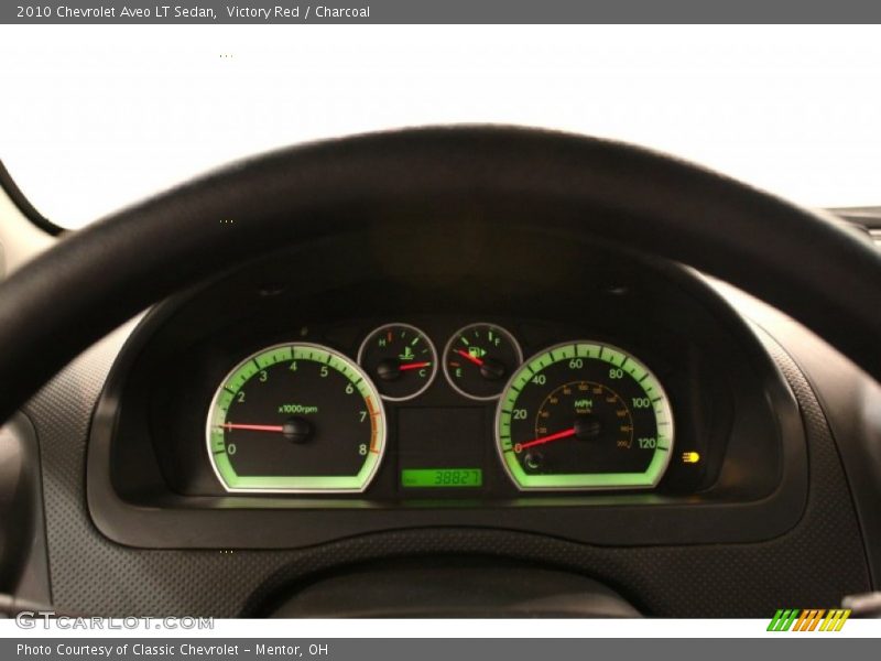 Victory Red / Charcoal 2010 Chevrolet Aveo LT Sedan