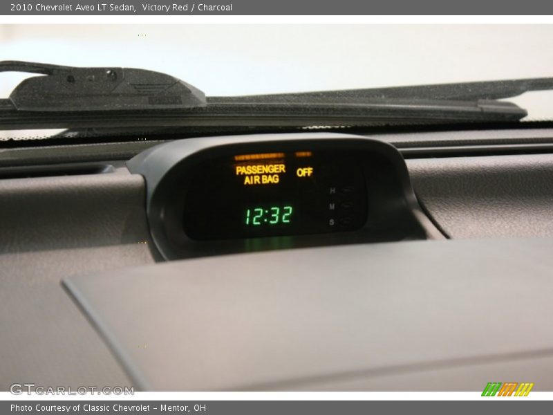 Victory Red / Charcoal 2010 Chevrolet Aveo LT Sedan