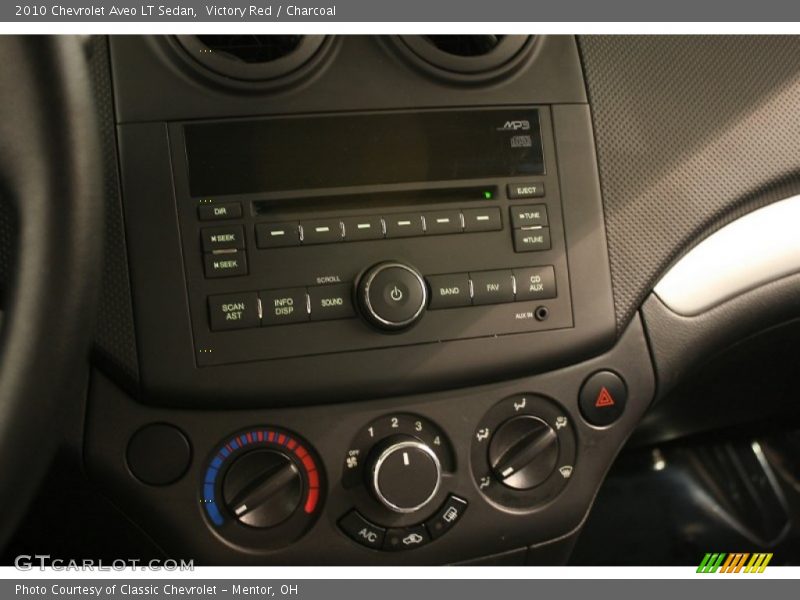 Victory Red / Charcoal 2010 Chevrolet Aveo LT Sedan