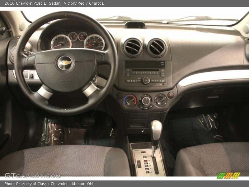 Victory Red / Charcoal 2010 Chevrolet Aveo LT Sedan